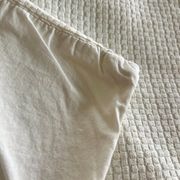 Cuddle Down Queen Duvet Cover Set • Cream Waffle Weave • Made in Canada Luxury - Picture 7 of 9